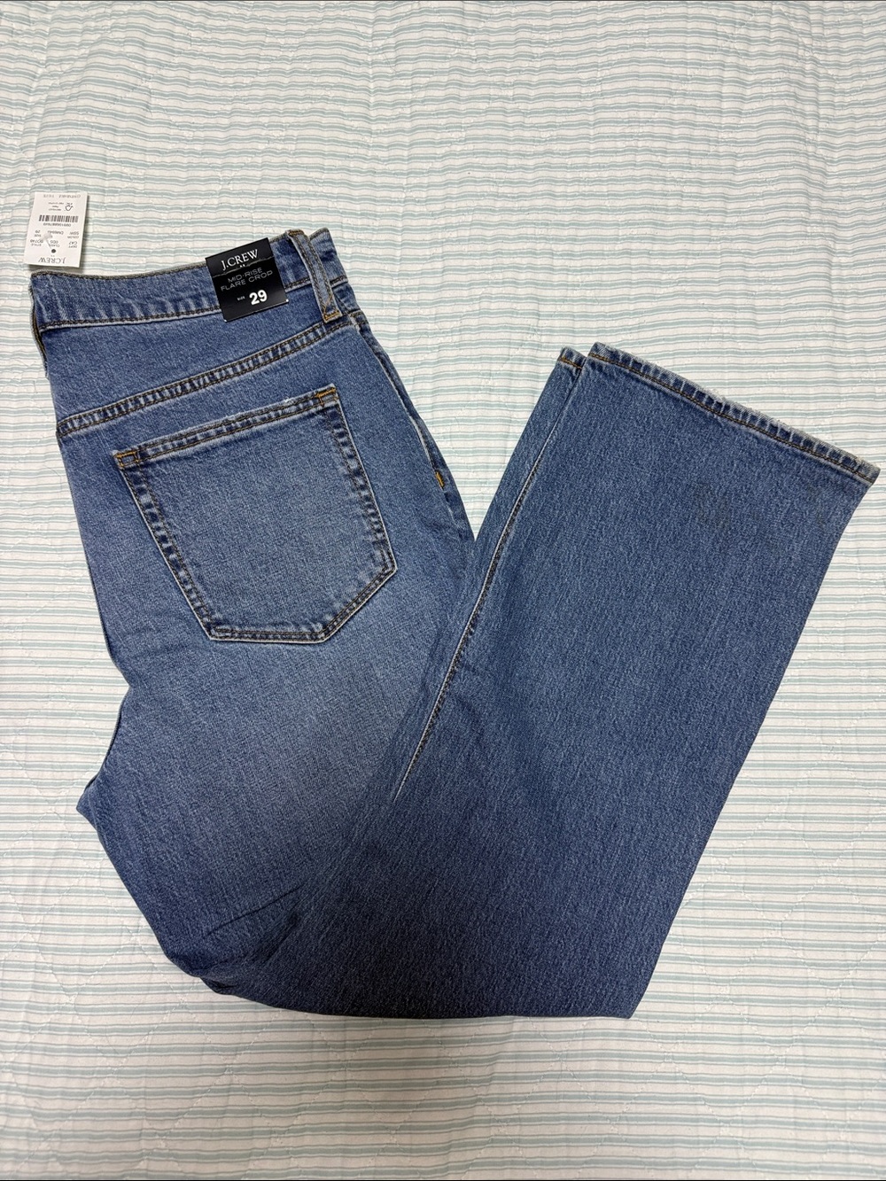 J. Crew Factory Women's Mid-Rise Flare Crop size 29